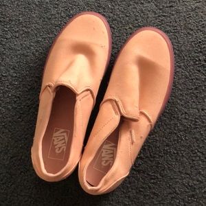 Women’s Classic slip on vans never worn